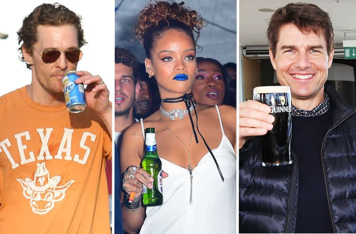 Hoy es el día nacional de beber cerveza y te mostramos a varias celebridades que disfrutan de esta bebida con responsabilidad.