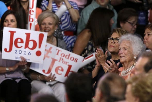 “Tomaremos las riendas de nuestro futuro en este país nuevamente", dijo Jeb Bush, el undécimo aspirante a la Casa Blanca por el partido republicano.