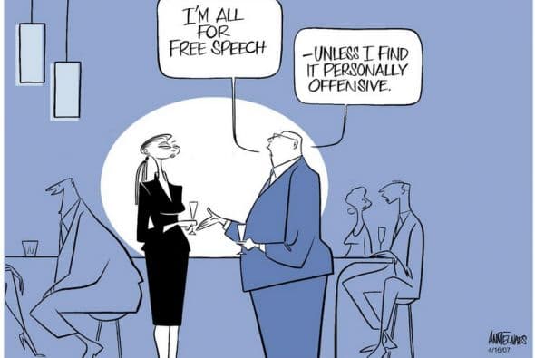 ANN TELNAES - Pushy Pulitzer prize winning editorial cartoonist, editorial cartoons for the Washington Post @AnnTelnaes