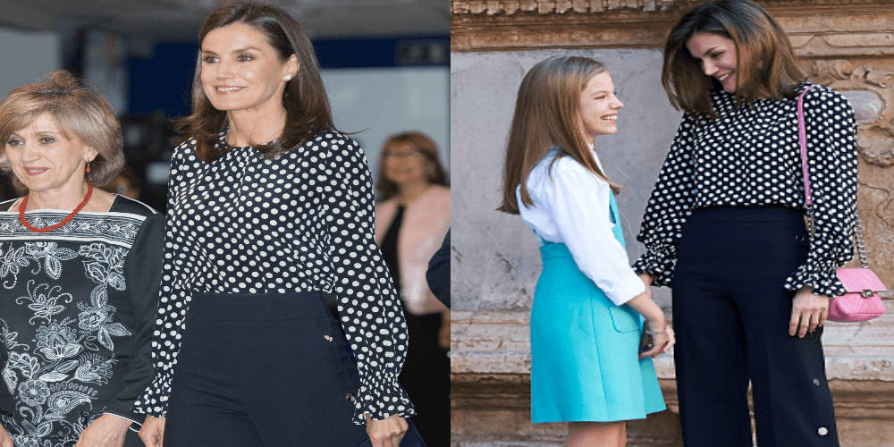 Otros más optimistas advierten que Letizia, al repetir el ajuar, trata de comunicar que han quedado atrás los problemas con la reina emérita Sofía.
