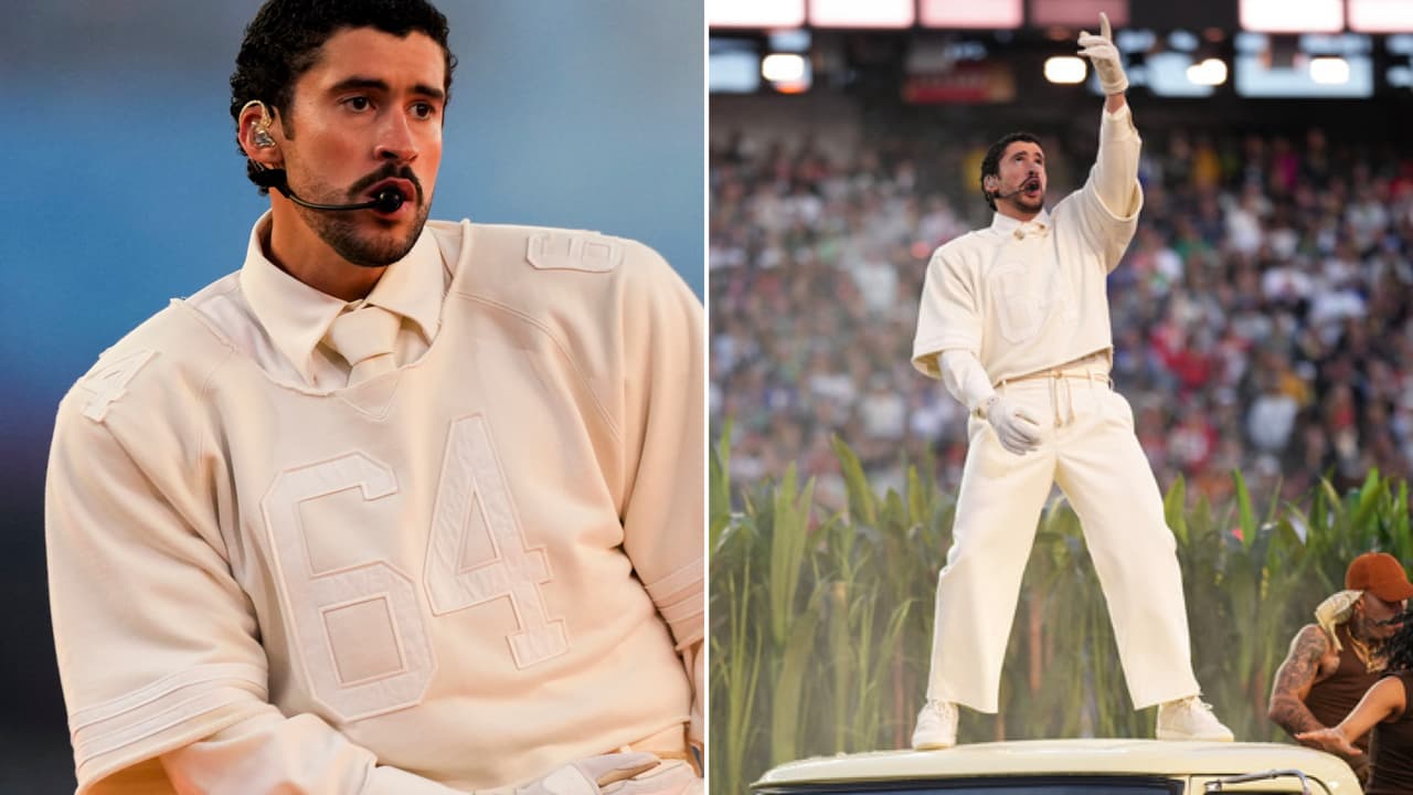 Bad Bunny revela significado del “64” en su jersey del Super Bowl: es en honor a alguien muy especial