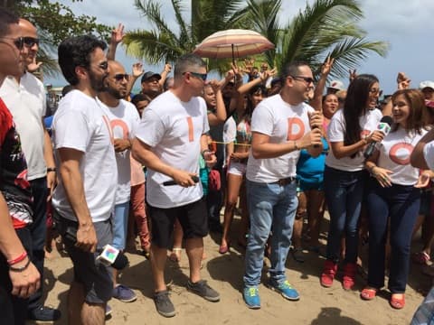 Univision Puerto Rico llevó la fiesta a Punta Santiago y Tropical Beach.