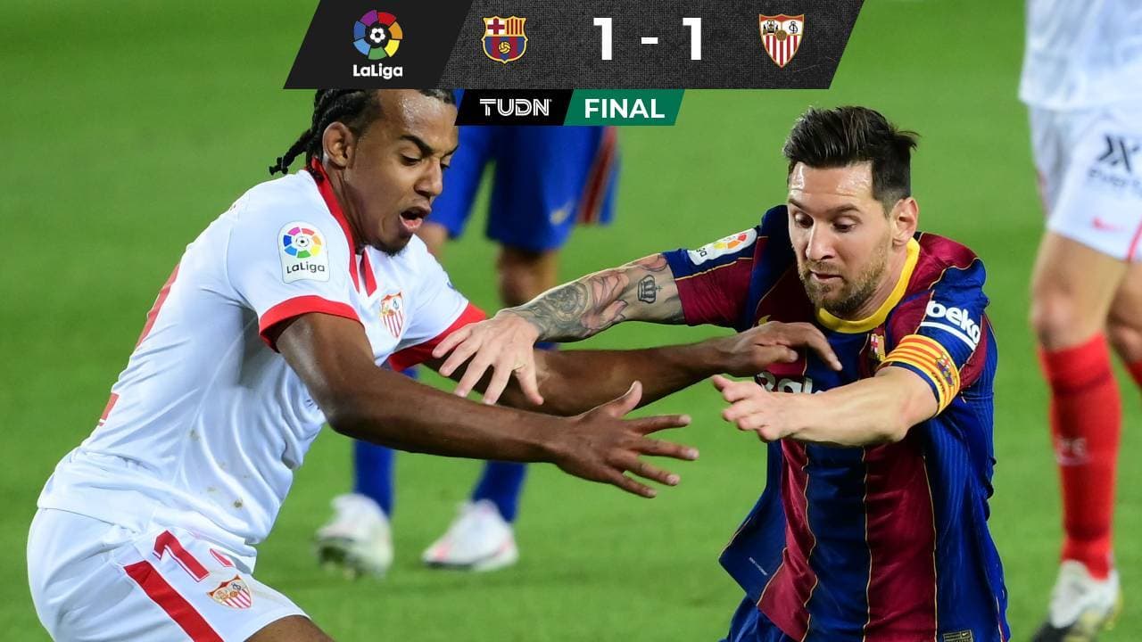 Frena Sevilla al Barcelona y le arrebata un punto