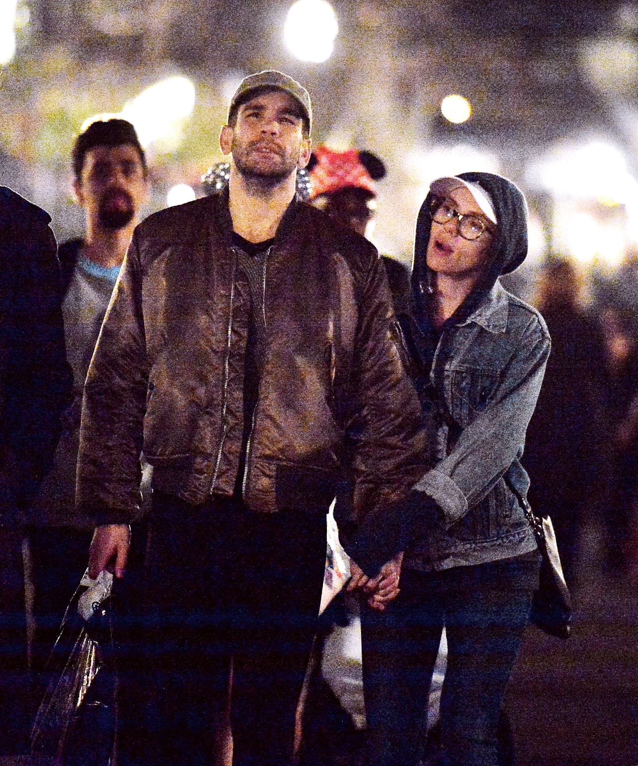 Scarlett Johansson y Romain Dauriac de 'date' en el parque de diversiones.