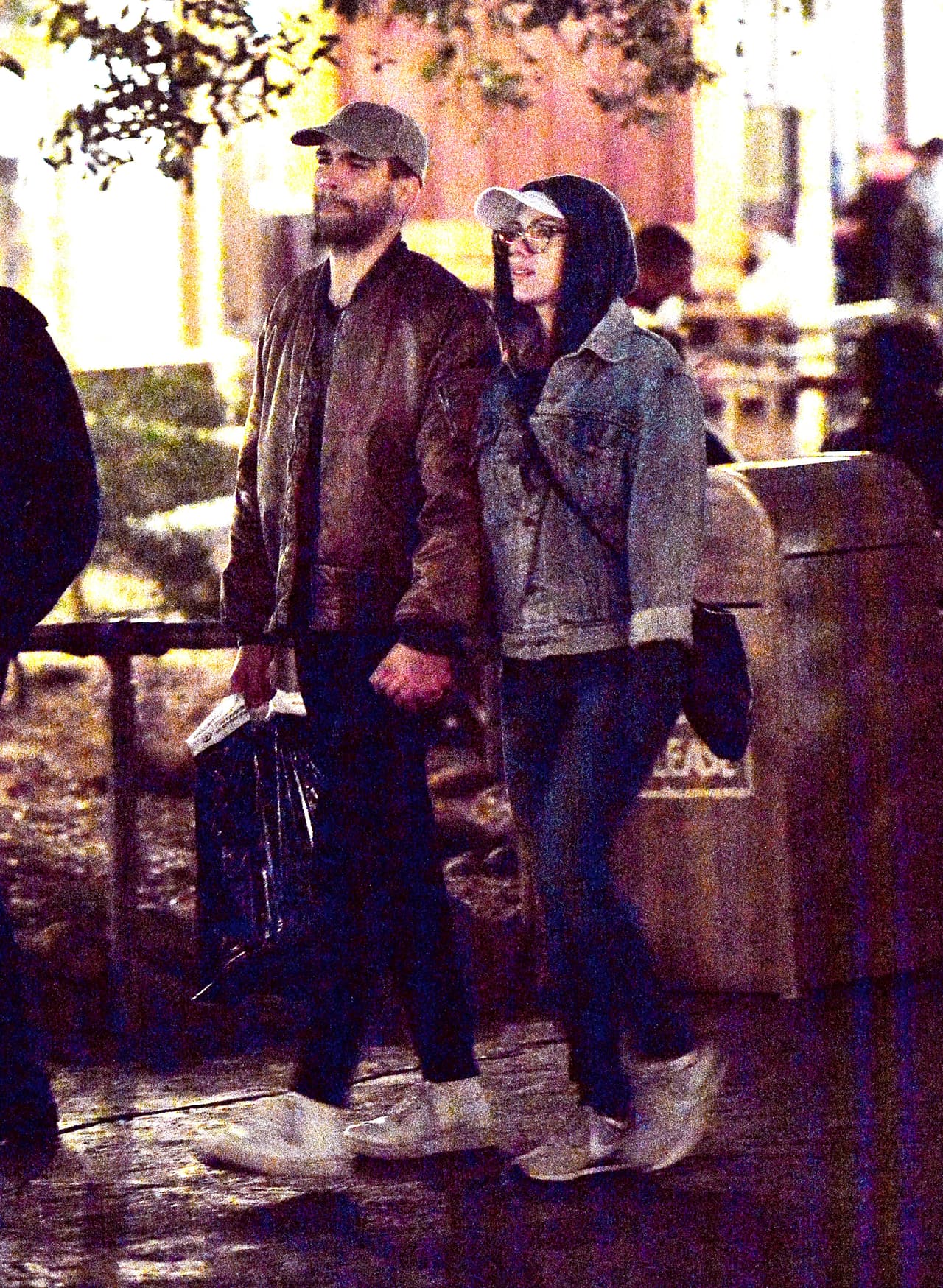 Muy cariñosos en la tierra de Mickey Mouse.