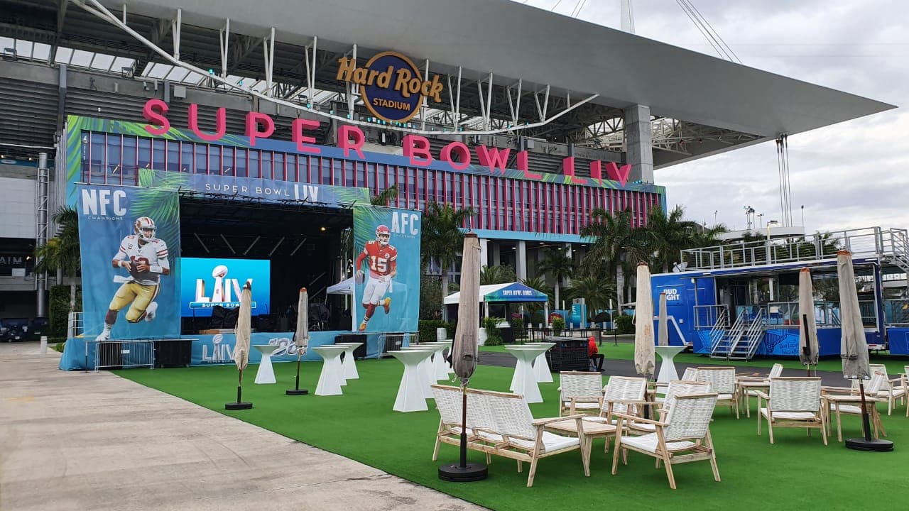 El Hard Rock Stadium listo para conocer al nuevo campeón de la NFL