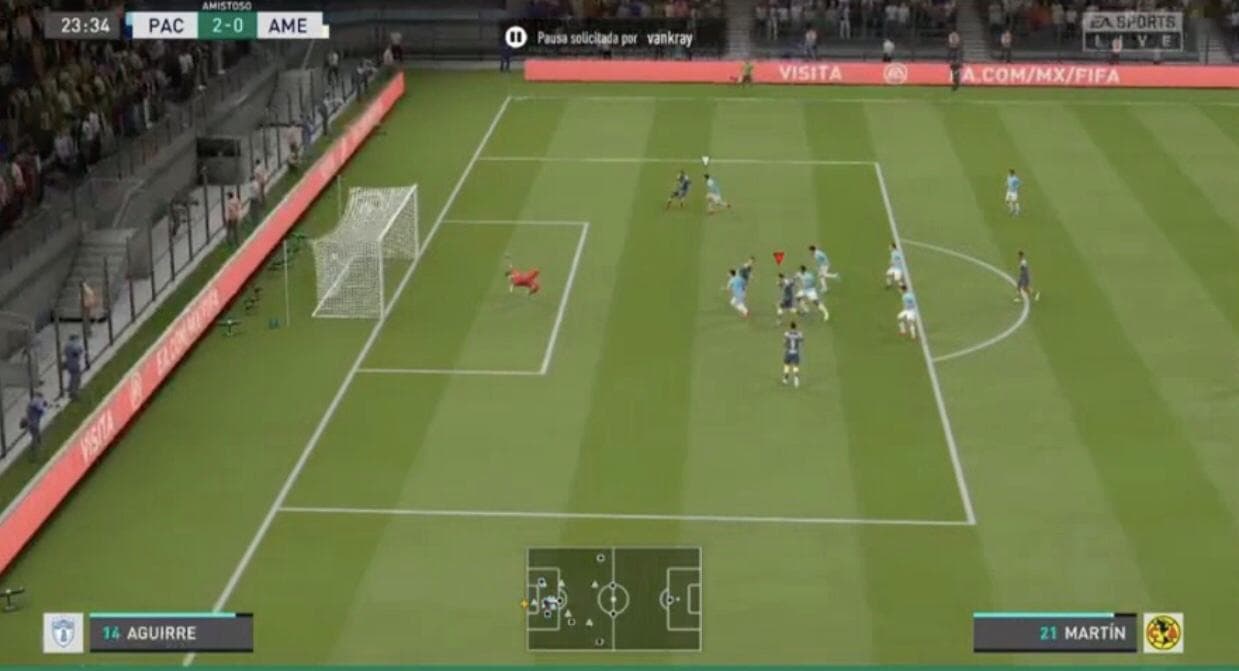 Las Águilas de Giovani dos Santos vencieron 2-4 a Pachuca y aseguran un puesto en la Fiesta Grande’ de la eLiga MX.