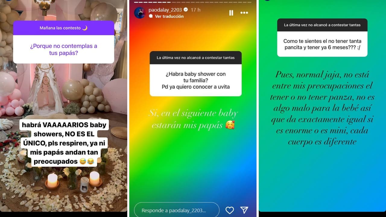 Novia de José Eduardo Derbez repode a críticas tras primer baby shower.