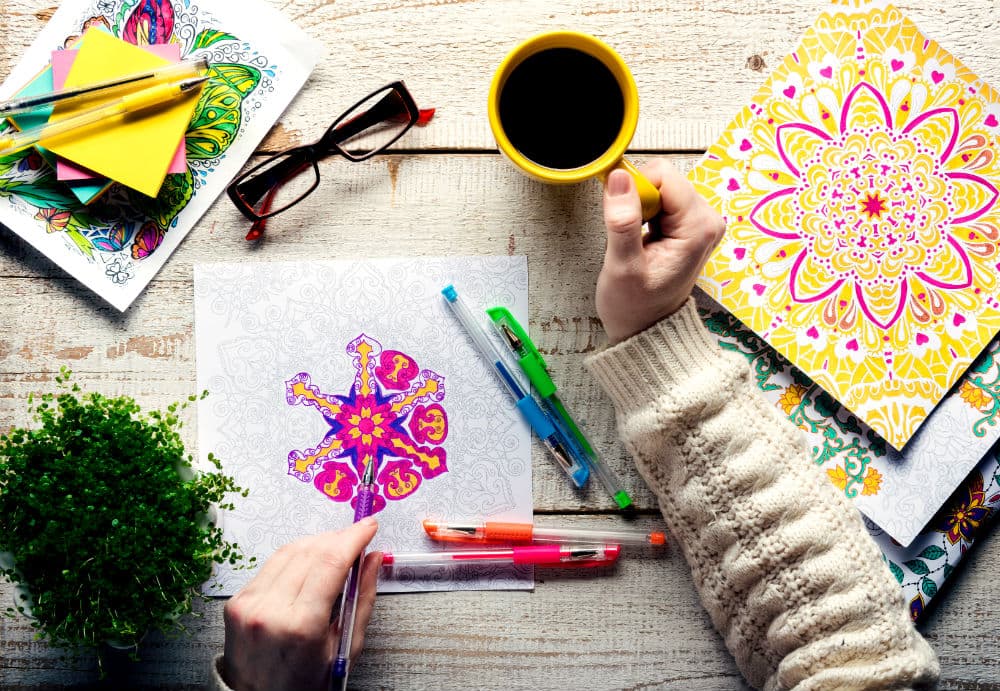 Contra el estrés, colorea: libros para adultos