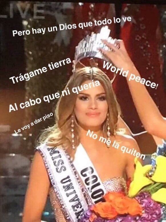 Los memes de la polémica coronación de Miss Universo 2015.