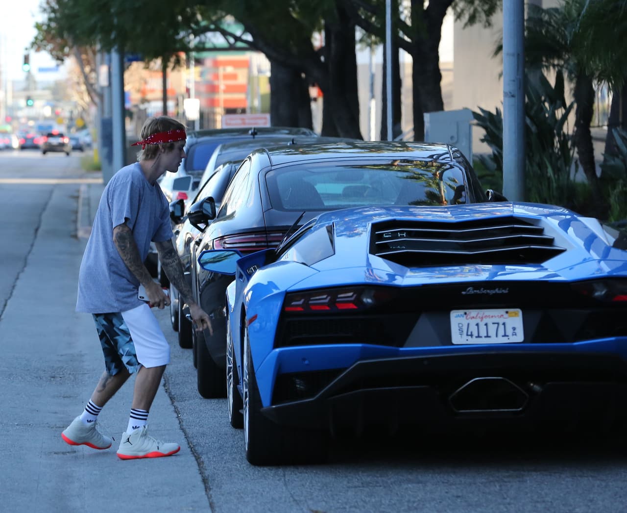 Por varias semanas el auto fue de sus favoritos, ya que el cantante se dirigía a todos lados en su Lamborghini.