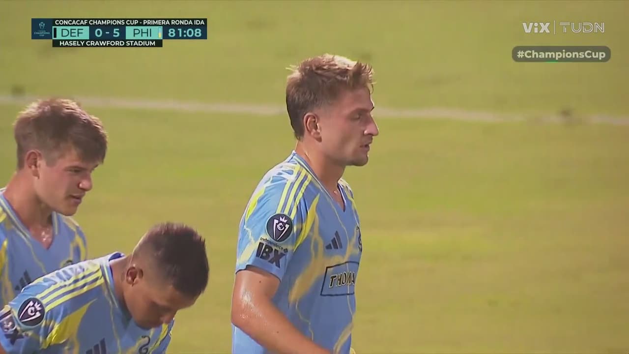 ¡El quinto del Philadelphia Union! Desde los 11 pasos Bruno Damiani
