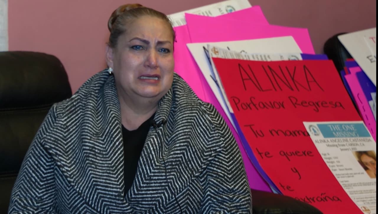 Maricela Ávila es una madre desesperada que se contactó con noticias Univisión 34 Los Ángeles, para pedir ayuda por la desaparición de su hija Alinka Angeline Castañeda, de 16 años.