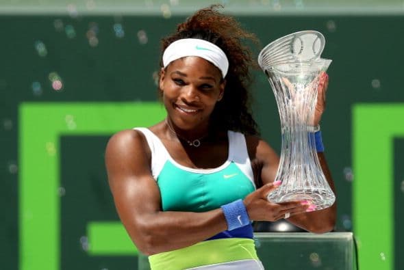 Serena Williams es la campeona que no se da por vencida. Esta tenista profesional es la número uno y nadie la ha desbancado en 73 semanas consecutivas. Ha gando 33 títulos de Grand Slam.