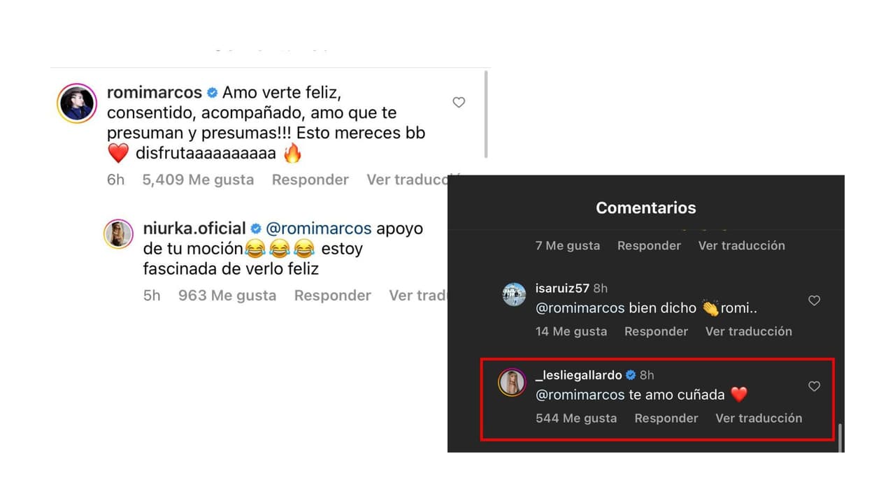 Niurka y Romina Marcos apoyan la nueva relación de Emilio Osorio.