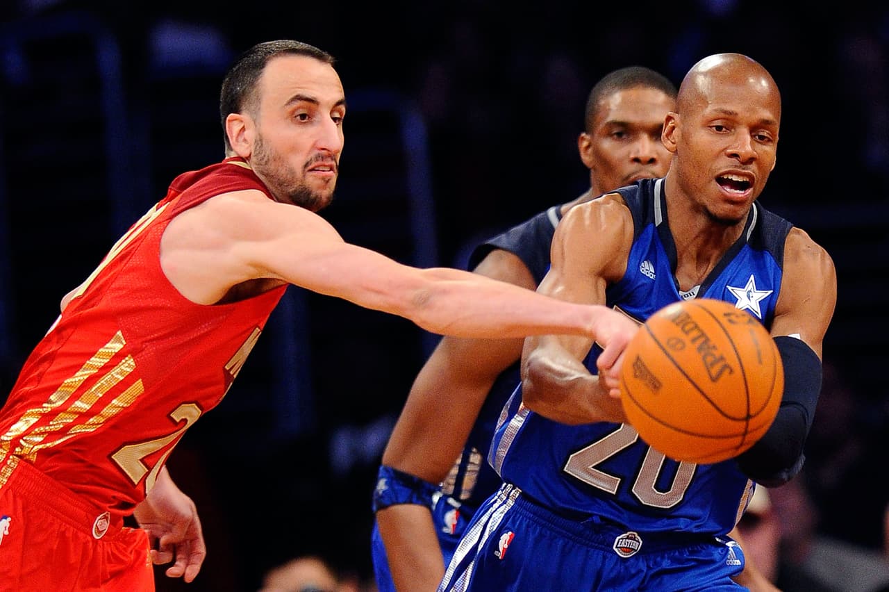 Su segundo llamado al Juego de las Estrellas de la NBA ocurrió en 2011, y esas fueron las ocasiones en las que Manu se codeó con lo mejor de lo mejor en este evento clásico de la liga.