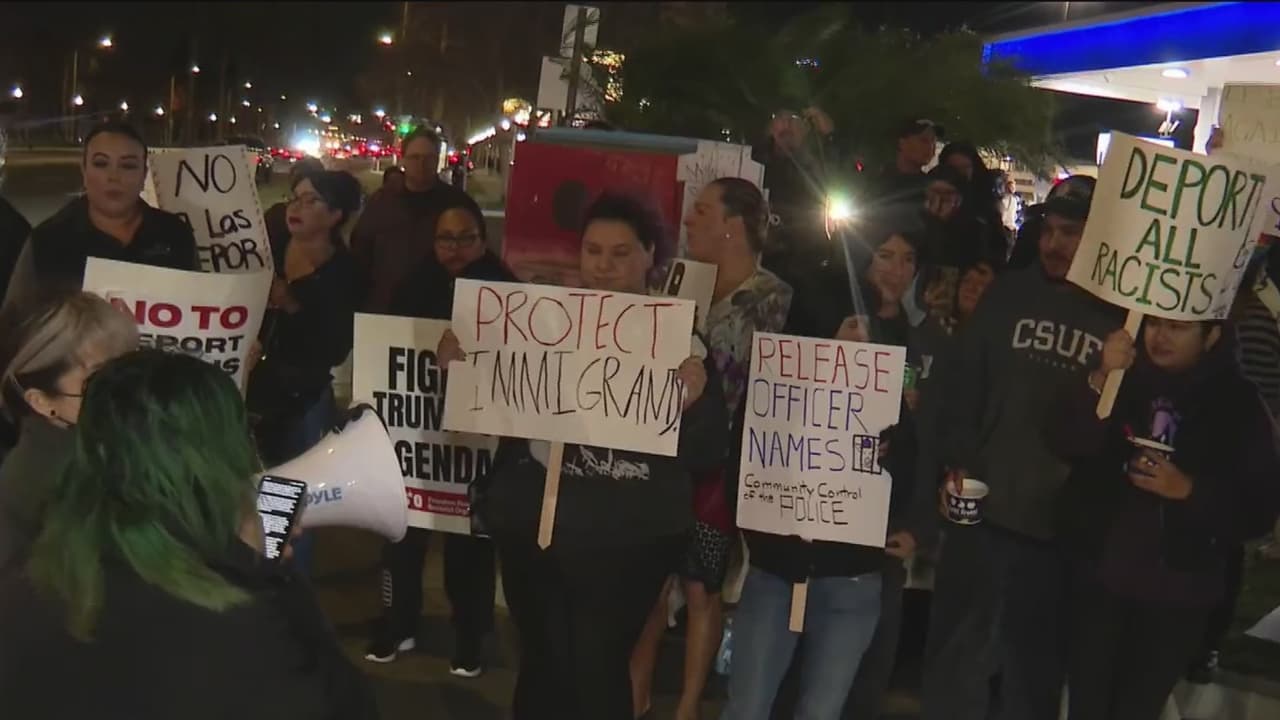 “Va a atacar a nuestras comunidades más vulnerables”: manifestantes del sur de California critican a Trump