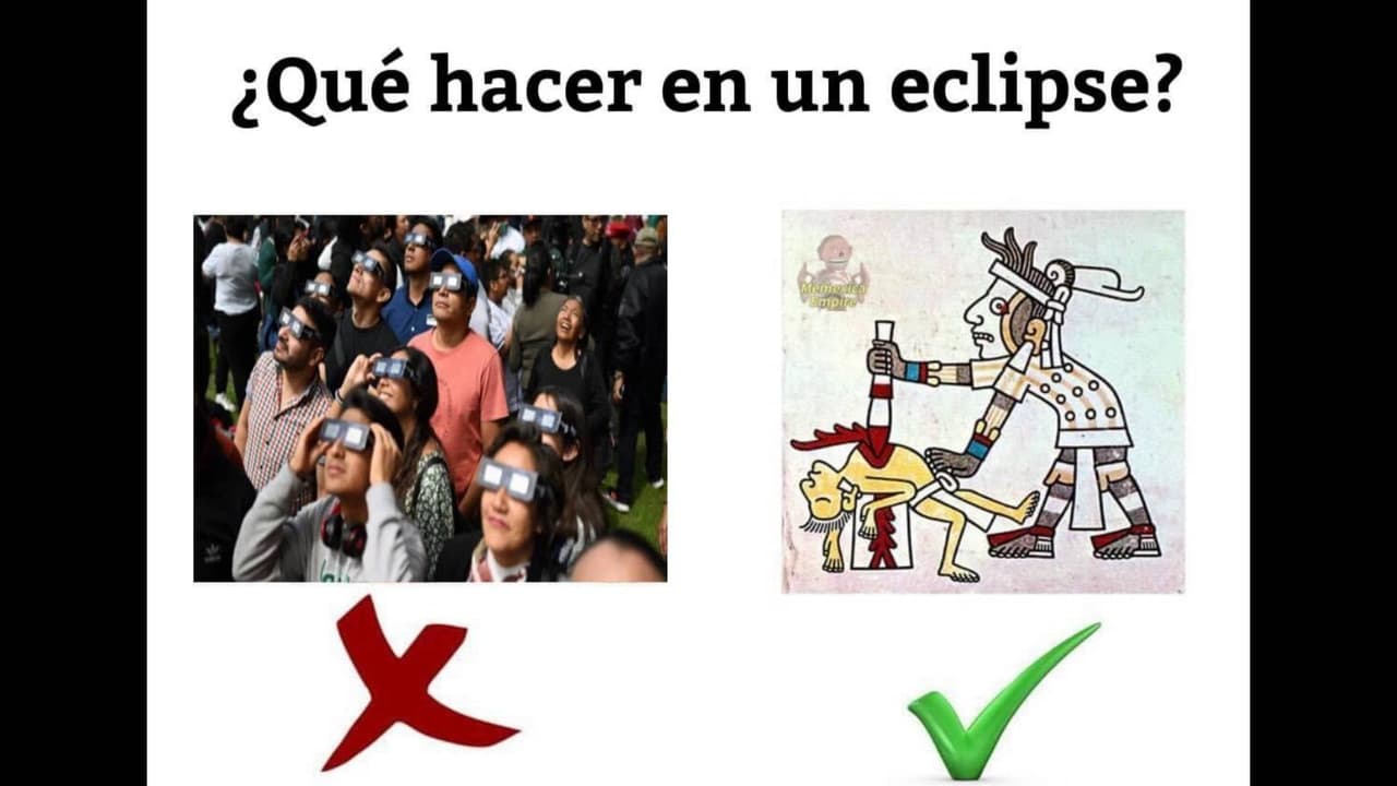 Los mejores memes del Eclipse Solar Total 2024
