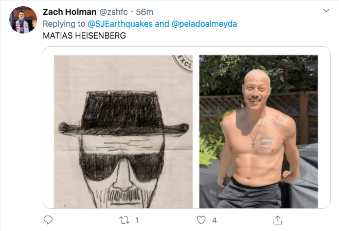 El DT del San José Earthquakes sorprendió al raparse a lo 'Perro' Bermúdez. ¿A quién se parece?