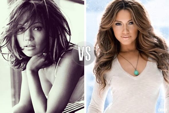 JLo también tiene competencia y no se trata presisamente de otra cantante pop, esta vez, ¡le salió una doble! ¿Las puedes reconocer?