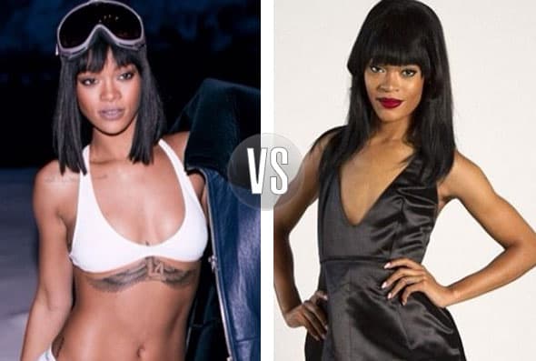 ¿Qué opinas? Rihanna tiene a su doble, una chica de nombre Andele Lara que también ha demostrado su obsesión por parecerse a la sexy cantante.