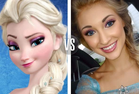 Pero si creías que ya lo habías visto todo te presentamos a Anna Faith, la doble de la princesa Elsa, de la cinta 'Frozen'.
