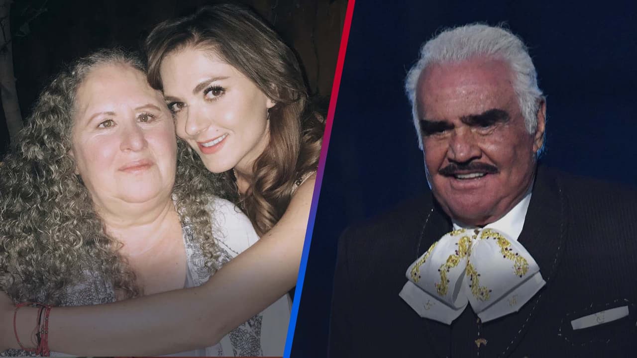 Así justificó la mamá de Zoraida Gómez, el beso que Vicente Fernández le dio en la boca a su hija