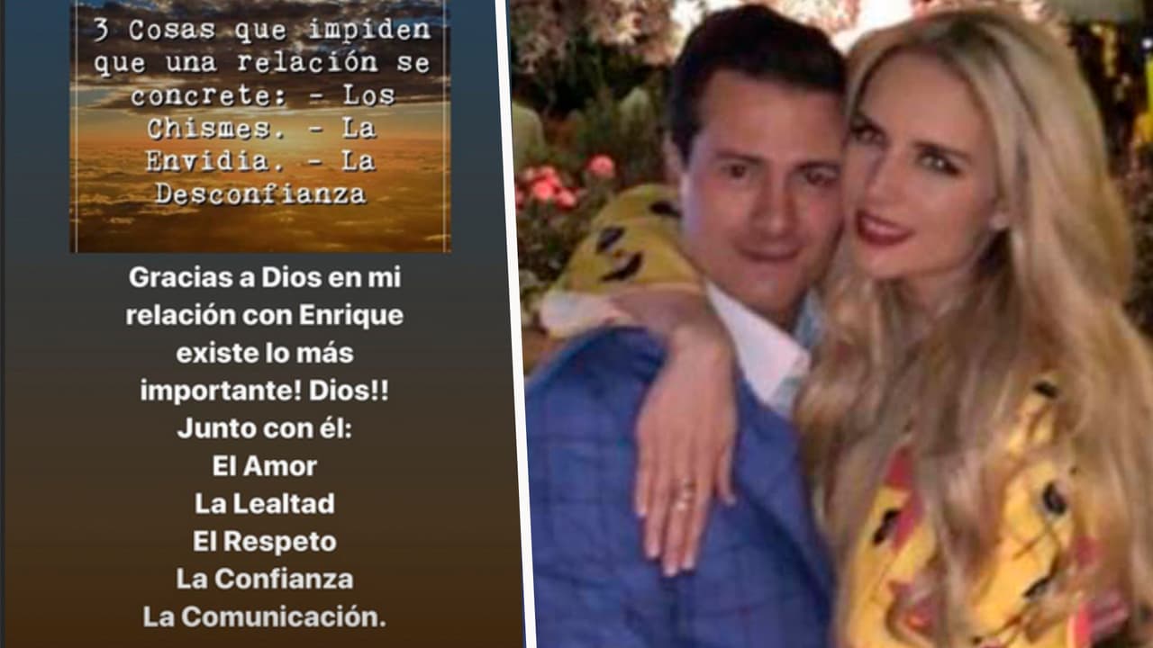 Tania Ruiz responde a los rumores de separación de Enrique Peña Nieto