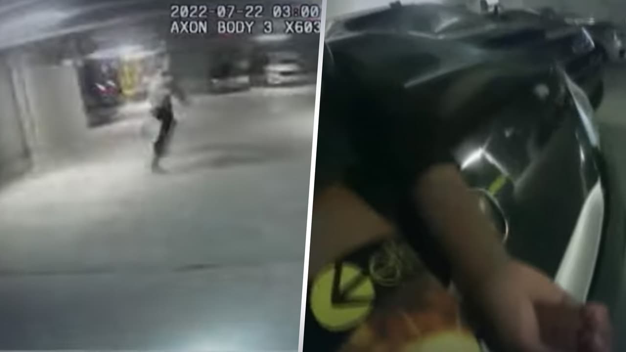 Intenta robar un auto y salta de un edificio de 5 pisos para escapar de la policía