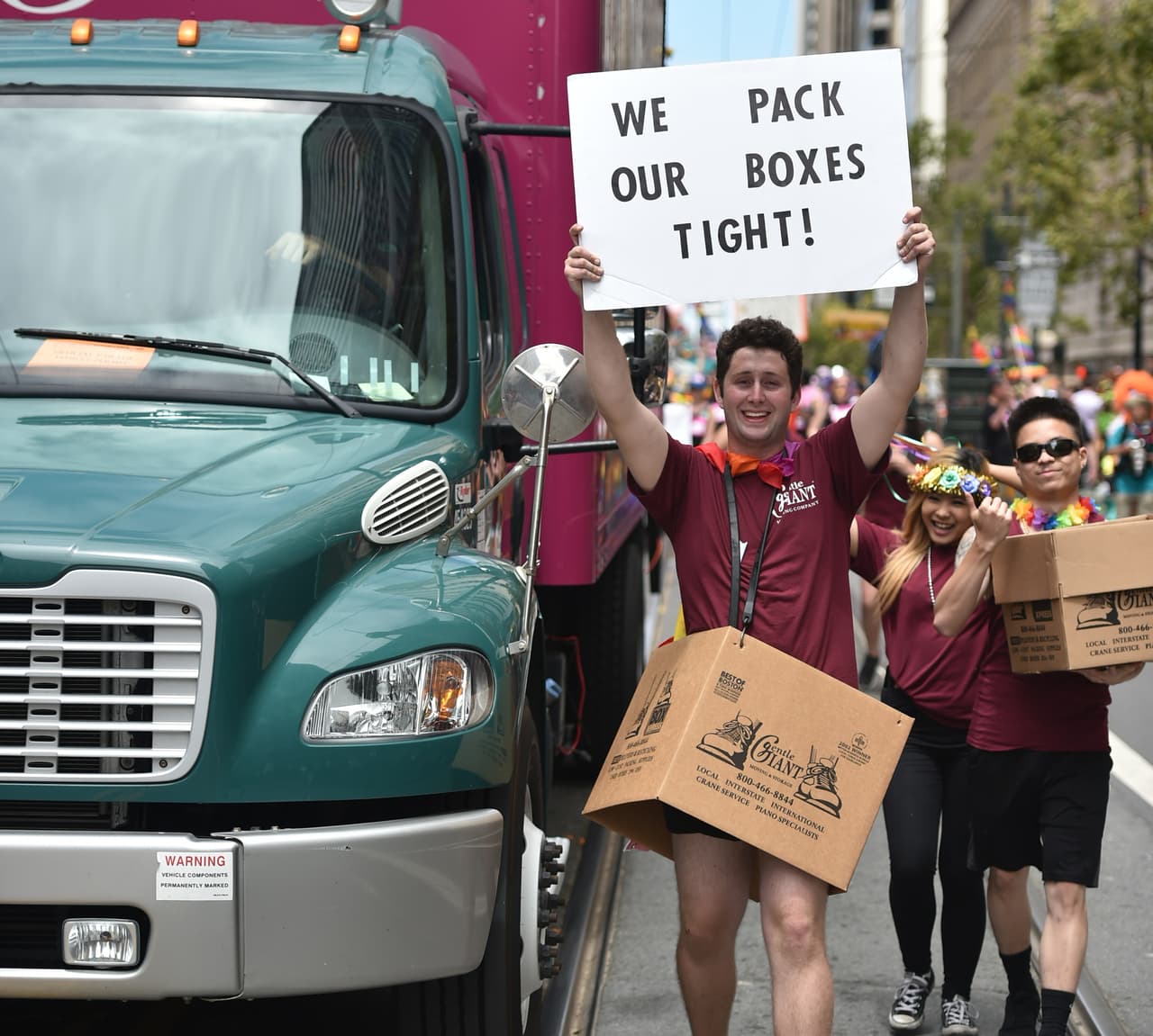 Cientos salieron a las calles de San Francisco para celebrar el Orgullo Gay.