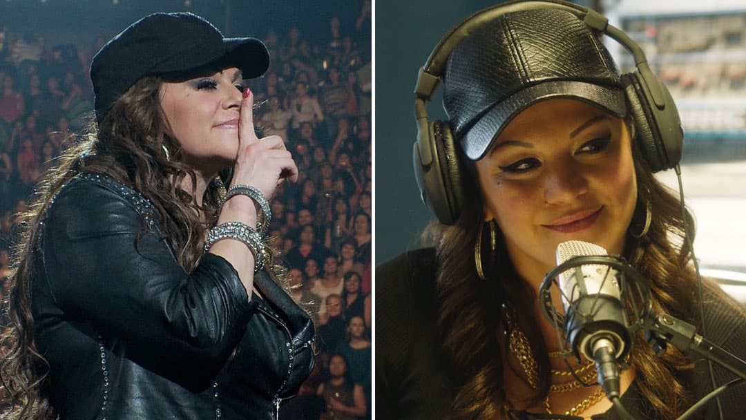 En 2016 tuvo que despedirse de su esbelta figura para subir más de 20 kilos y poder convertirse en Jenni Rivera. Su parecido era impresionante, además le depilaron las cejas y tiñeron su cabello en los diferentes tonos que la 'Diva de la Banda' usaba.