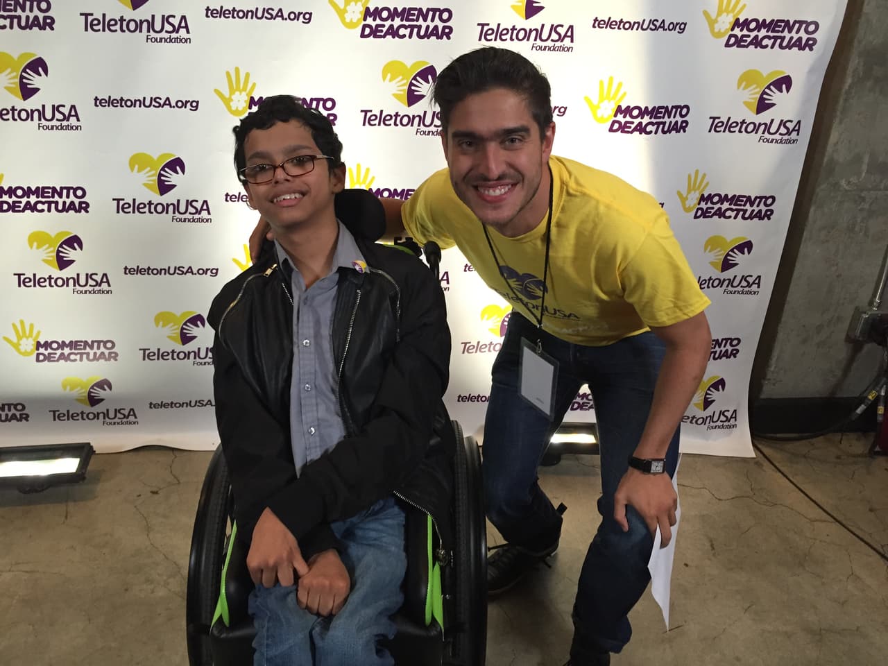 Varios artistas abrieron su corazón para escuchar las historias de los niños del Teletón USA.