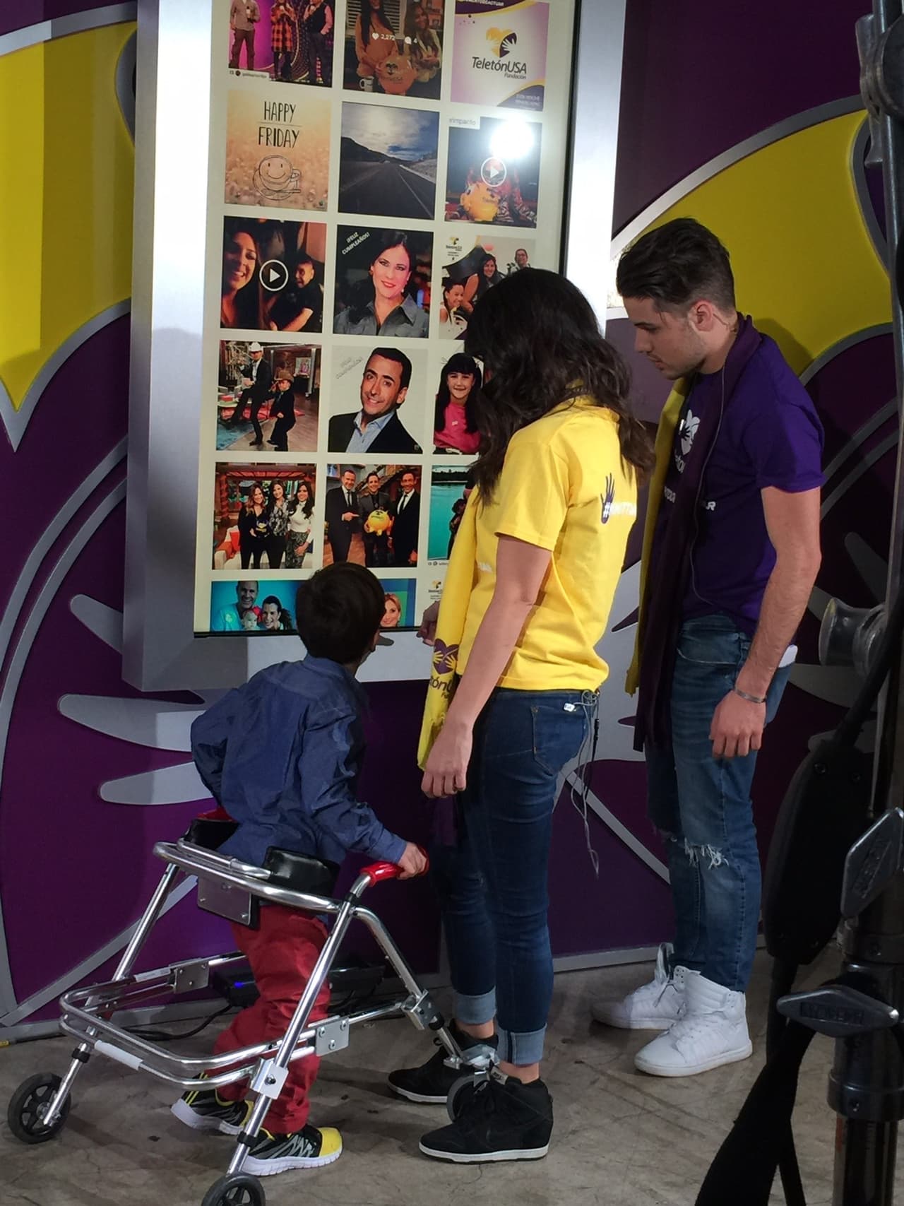 Varios artistas abrieron su corazón para escuchar las historias de los niños del Teletón USA.