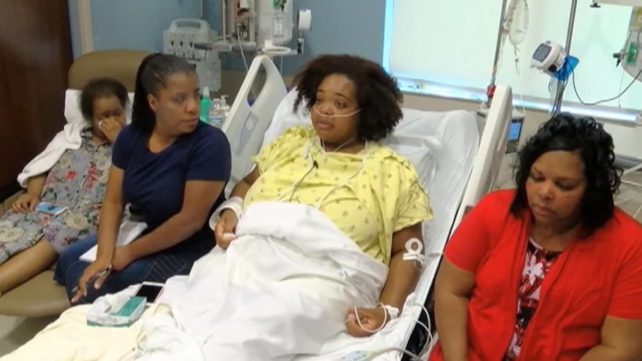 Desde la cama del hospital, Tia Coleman relató detalles del dramático accidente.