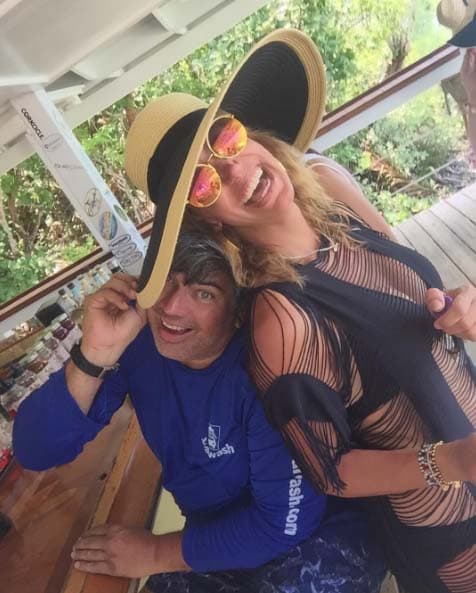 Lili le deseó lo mejor a su esposo Lorenzo en su cumpleaños.