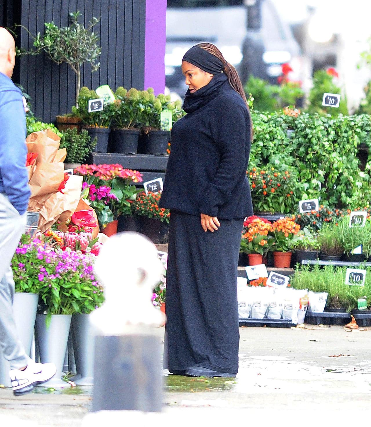 Eligió algunas lindas flores para adornar su casa.