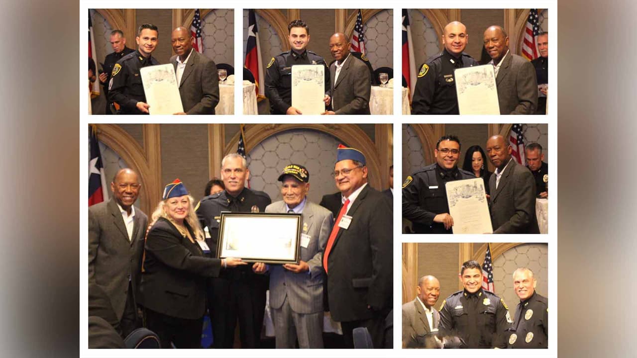 En la ceremonia estuvo presente el alcalde Sylvester Turner