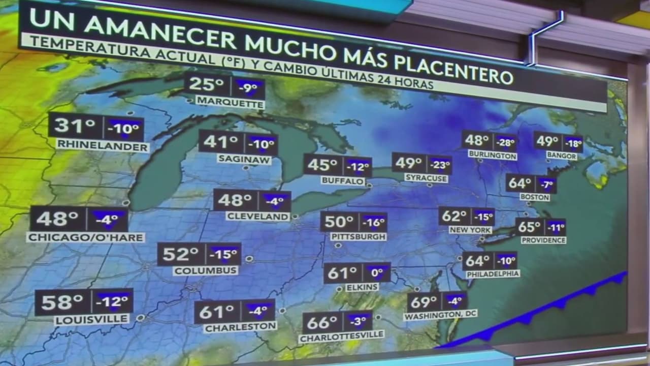 Clima hoy en Estados Unidos, jueves 21 de mayo 2026: Frente frío al noreste e incendios en California