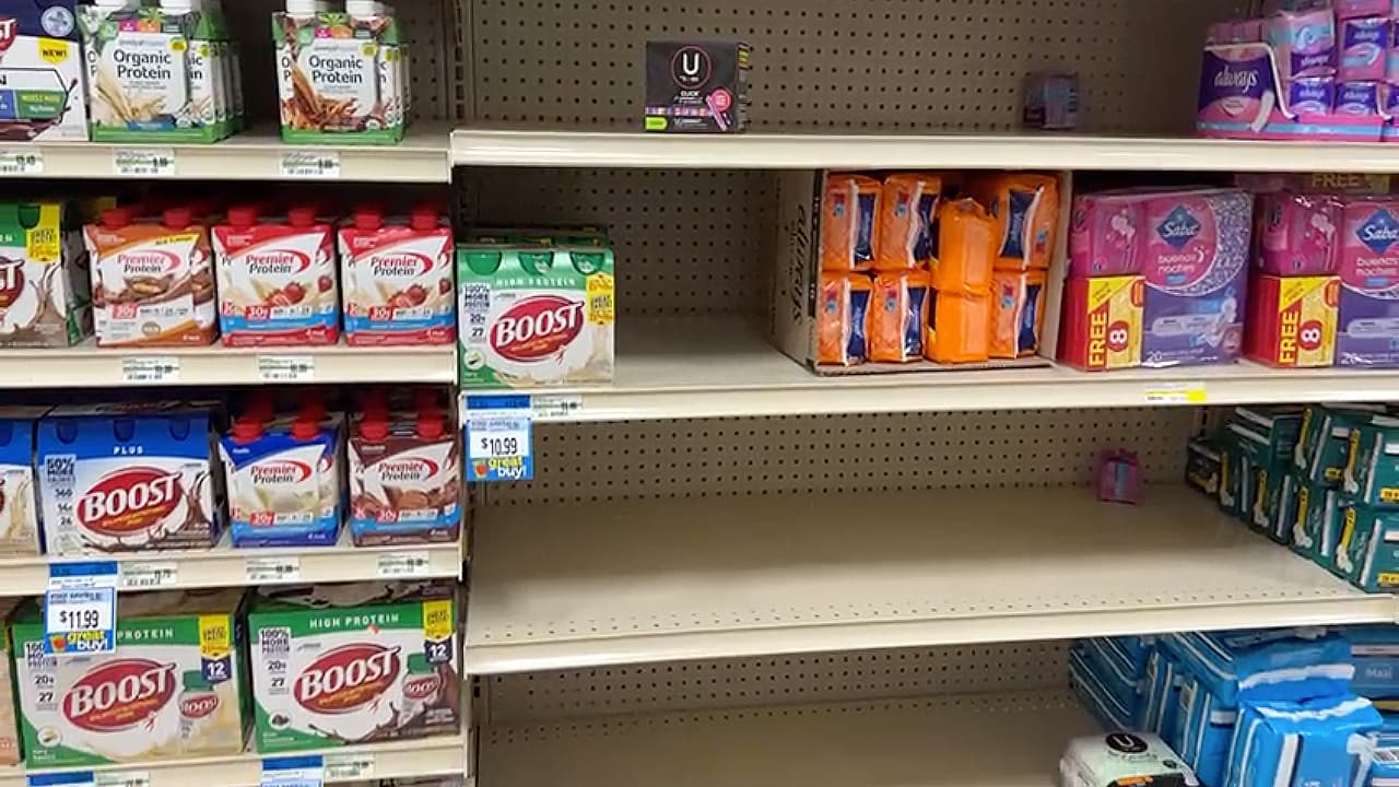 Tiendas minoristas han confirmado que hay escasez en la distribución de tampones.