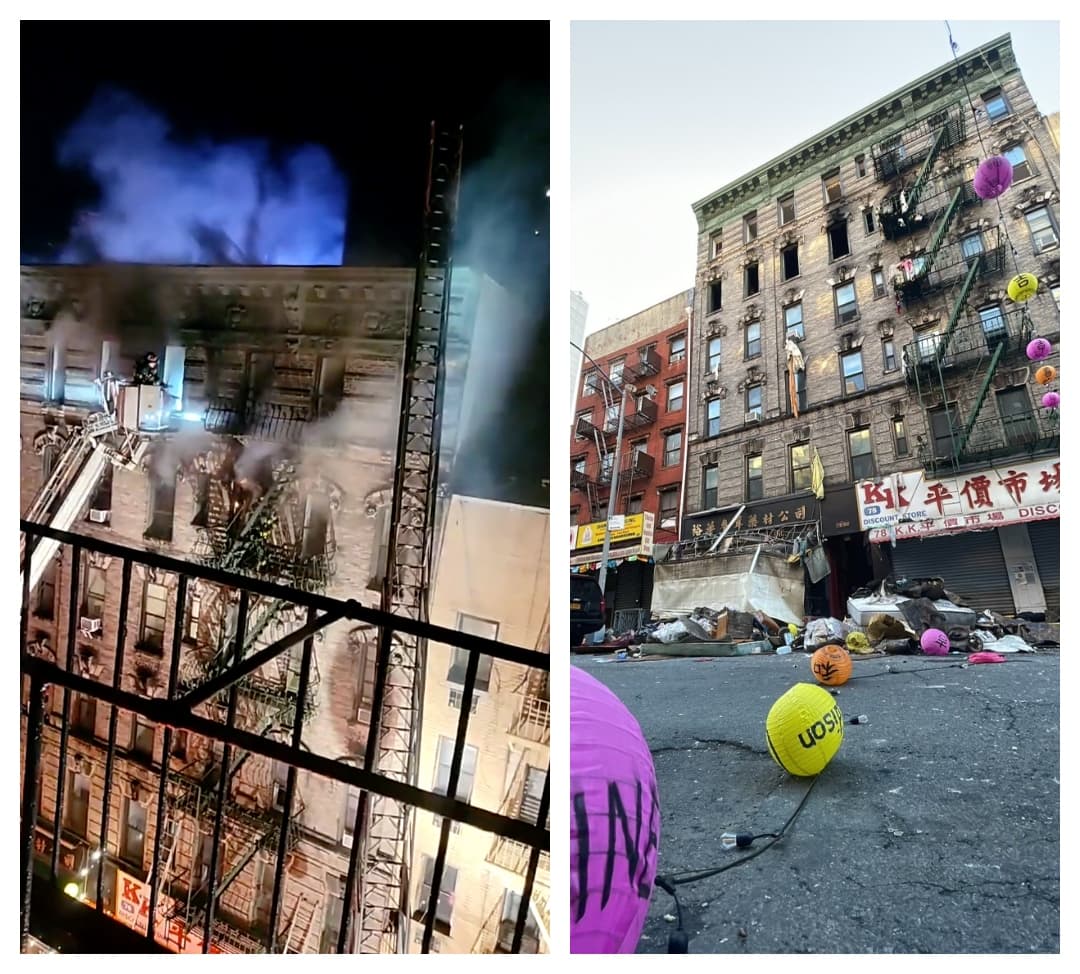 Dos personas murieron y cuatro resultaron heridas en incendio en Chinatown