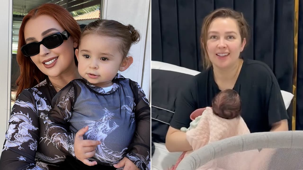 'La Bebechi' platicando con su hermanita es adorable, ¿ya no está celosa de ella?