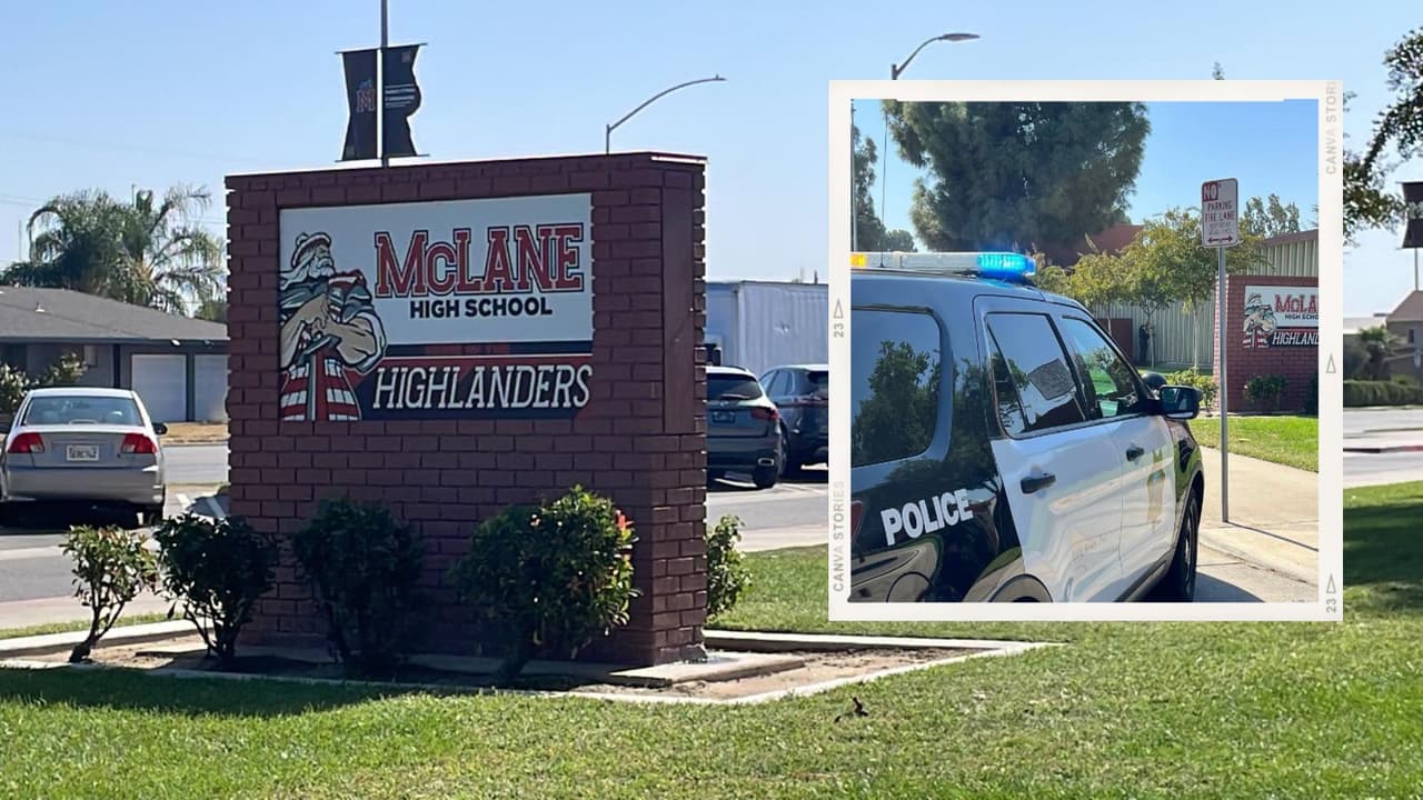 Alumnos y maestros de McLane High School retoman sus actividades tras el reporte de un presunto tiroteo