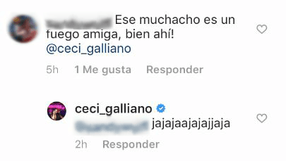 Algunos seguidores pensaron que entre ellos había algo más que una amistad y no dudaron en apoyar a la actriz argentina.