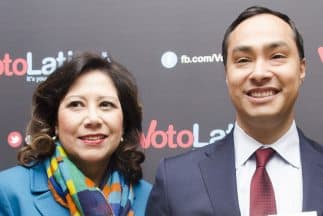 Julián Castro e Hilda Solís