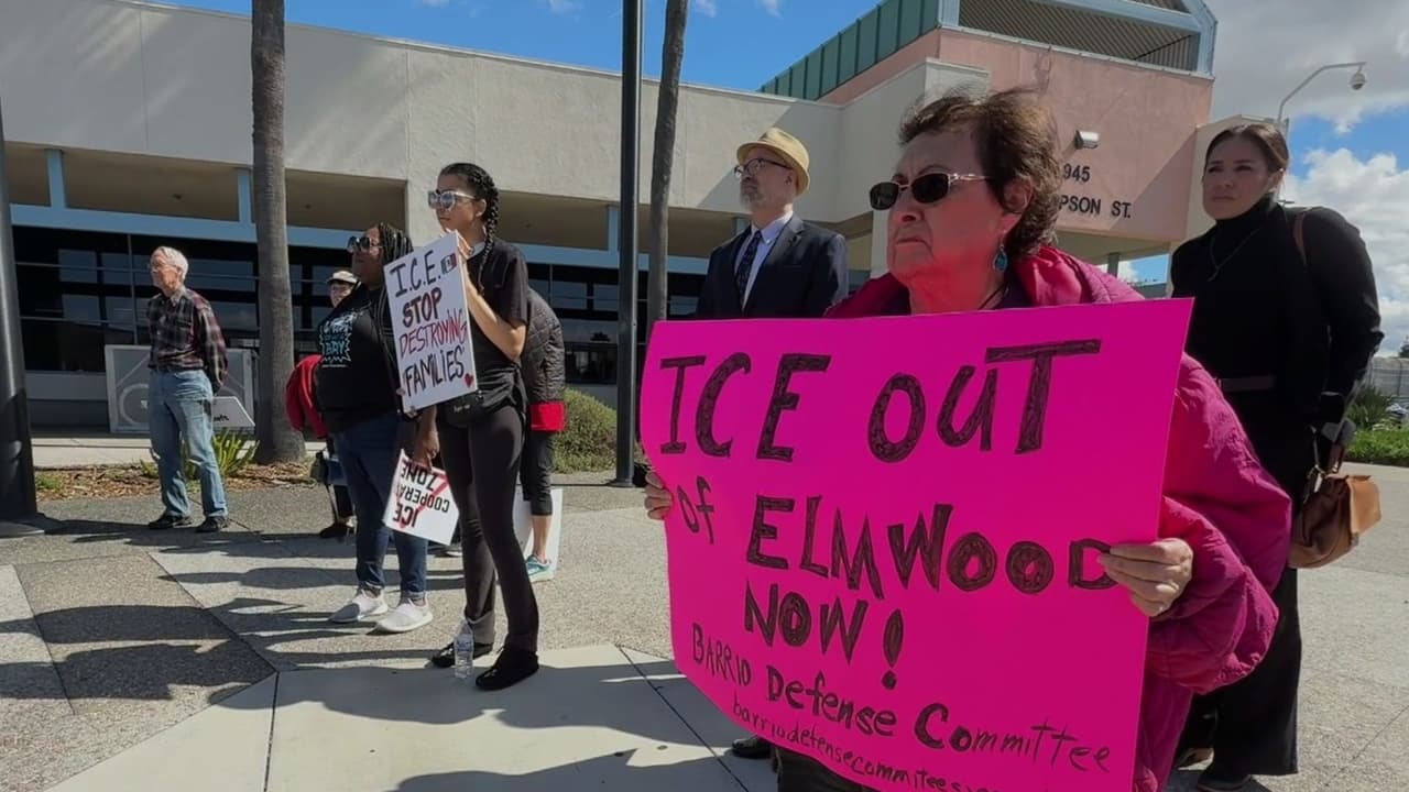 Protestan por al menos 46 arrestos de ICE afuera de una cárcel de Santa Clara