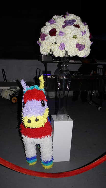 Y no podía faltar la piñata.