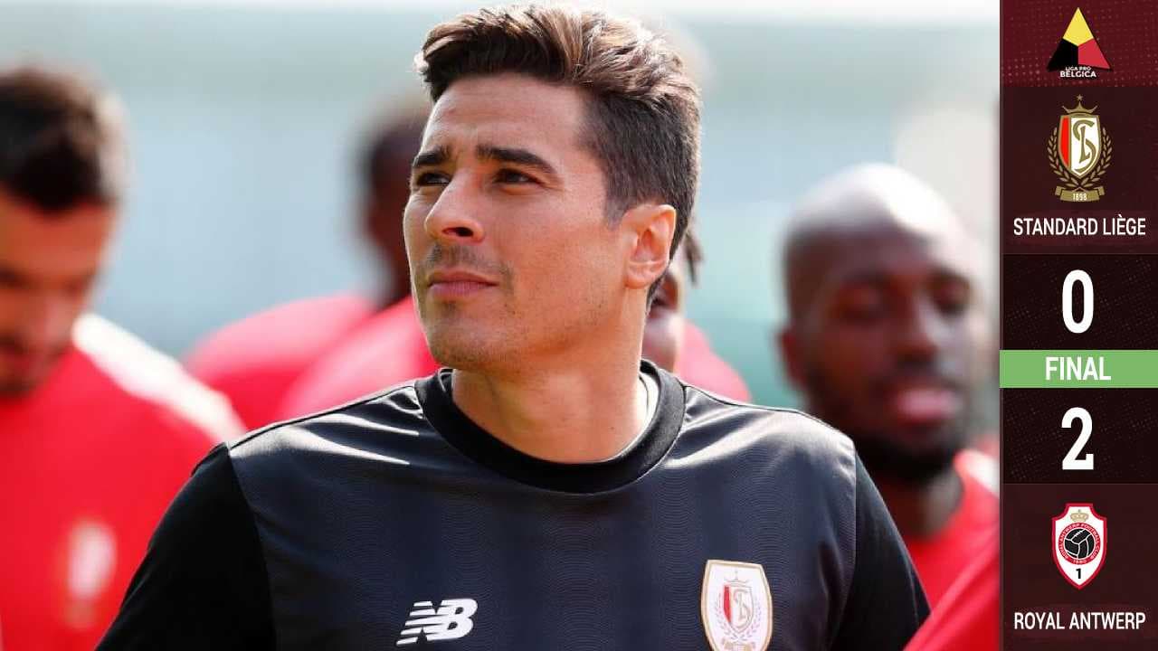 Standard Lieja de Ochoa cae ante el Royal Antwerp de Govea