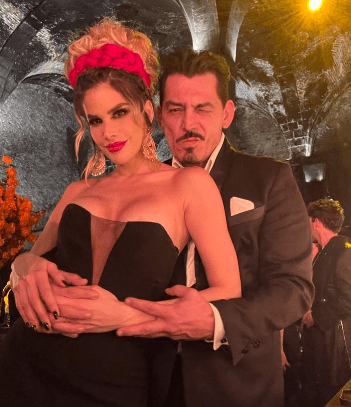 José Manuel Figueroa y su novia, Marie Claire Harp