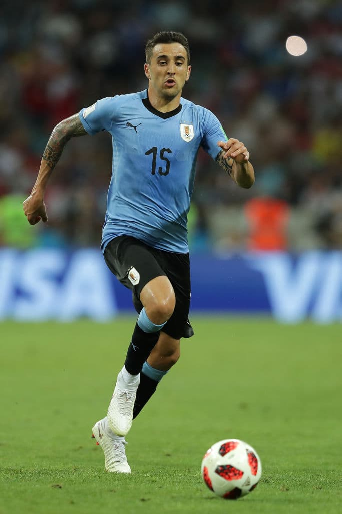 Matías Vecino (mediocampista), 27 años. Jugador del Inter de Milán, jugó en todos los partidos de Uruguay en el Mundial desde la zona de marca en la mitad.