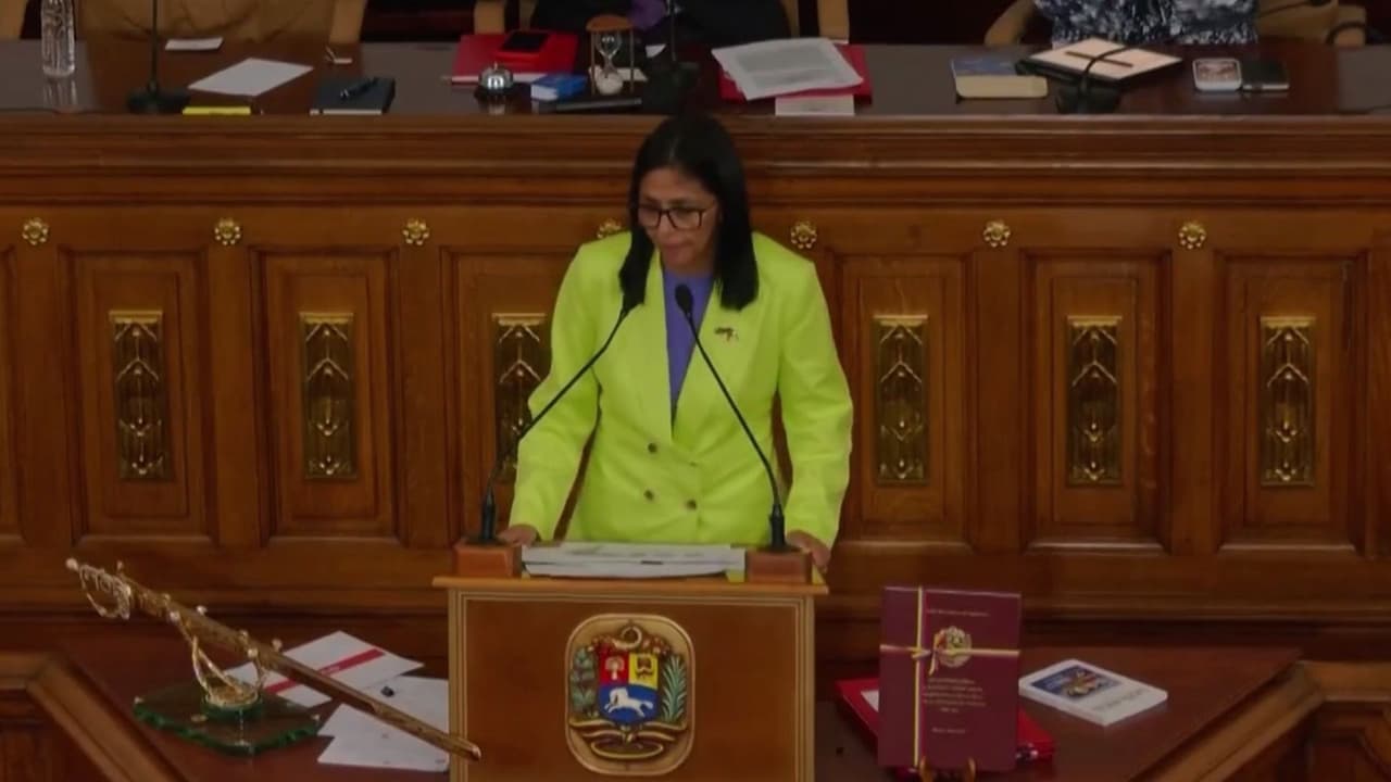 Administración Trump habría ordenado en EEUU evitar iniciar investigaciones contra Delcy Rodríguez